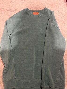 Men's Crewneck Sweater in Dusty Sage Green